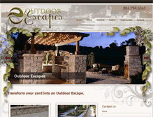 Tablet Screenshot of outdoorescapesofva.com